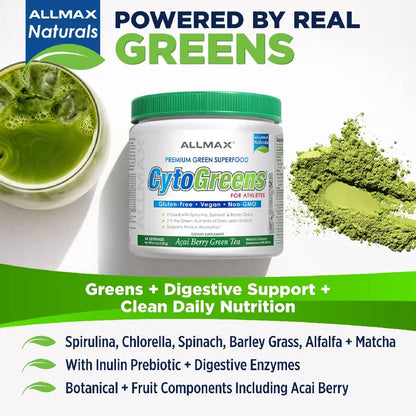 ALLMAX CytoGreens Super Green Powder 14 Servings