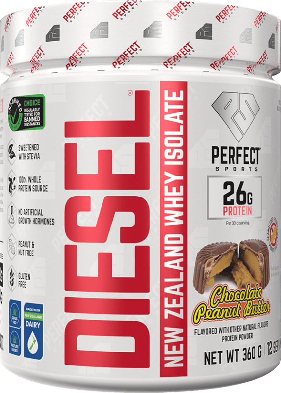 DIESEL NEW ZEALAND GRASSFED WHEY PROTEIN ISOLATE - 360 G  - Mann Nutrition