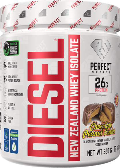 DIESEL NEW ZEALAND GRASSFED WHEY PROTEIN ISOLATE - 360 G  - Mann Nutrition