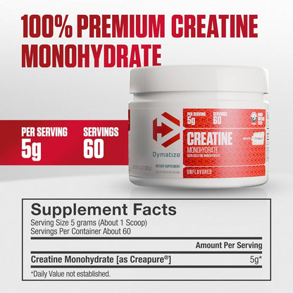 Dymatize 100% Creatine Monohydrate with Creapure - 300g  - Mann Nutrition