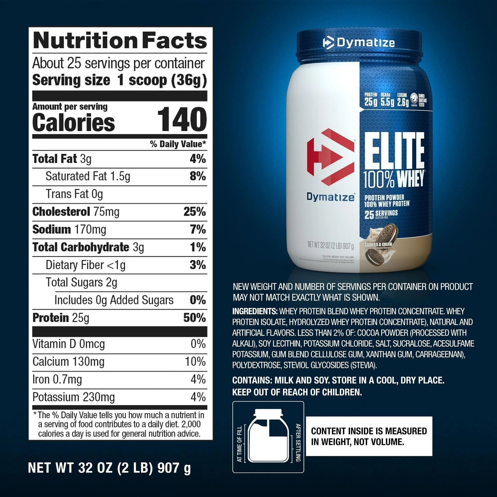 Dymatize Elite 100% Whey - Mann Nutrition