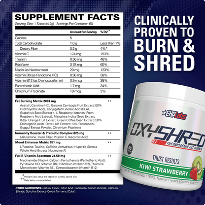 Ehp Oxyshred Thermogenic Fat Burner - Mann Nutrition