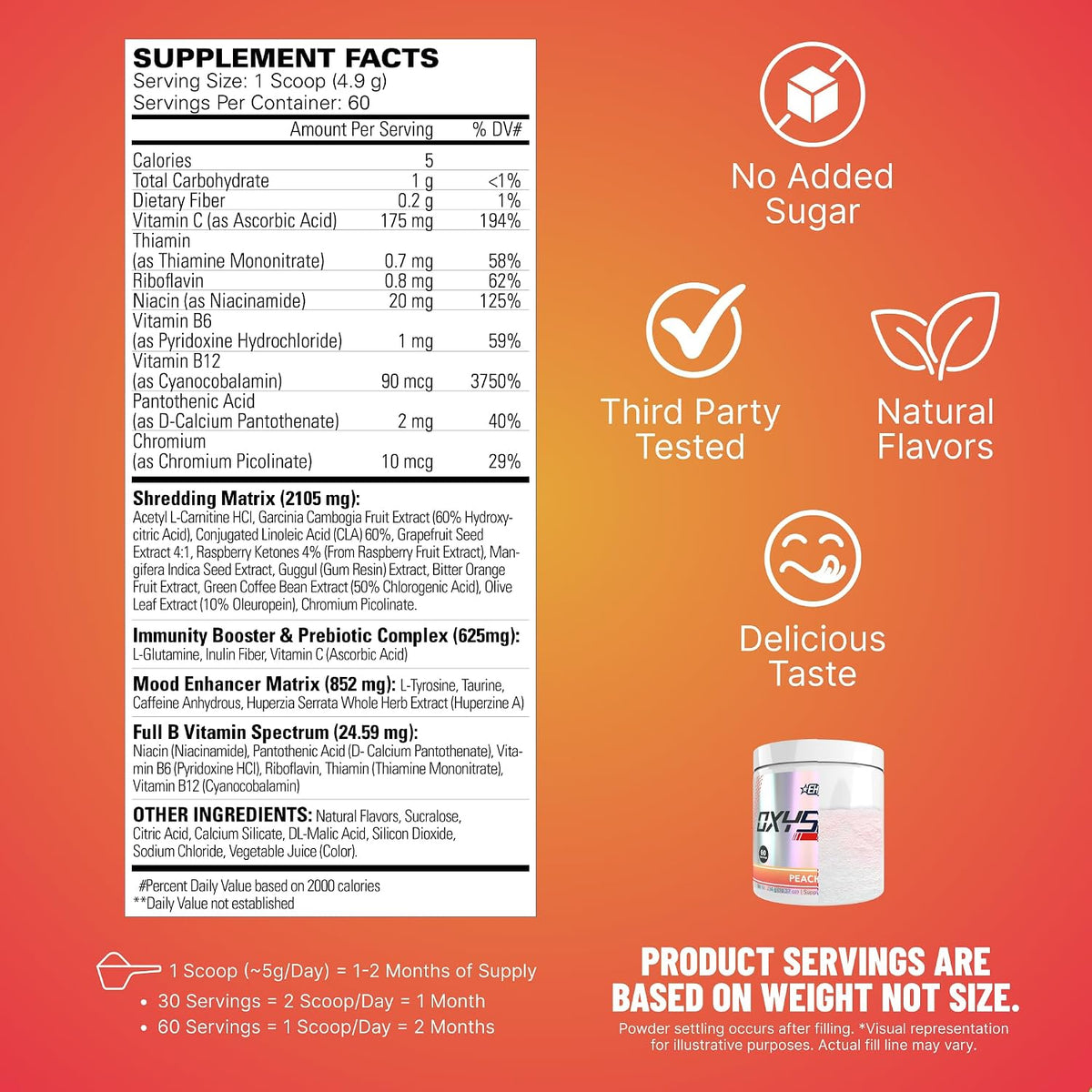 EHPlabs OxyShred Ultra Fat Burner – Thermogenic Energy & Metabolism Support | 60 Servings - Mann Nutrition