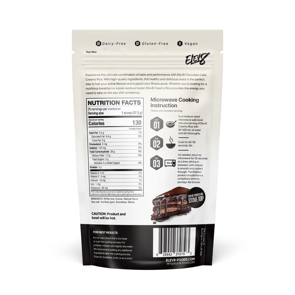 Elev8 Creamy Rice 25 Servings  - Mann Nutrition