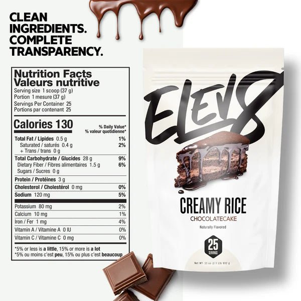 Elev8 Creamy Rice 25 Servings  - Mann Nutrition