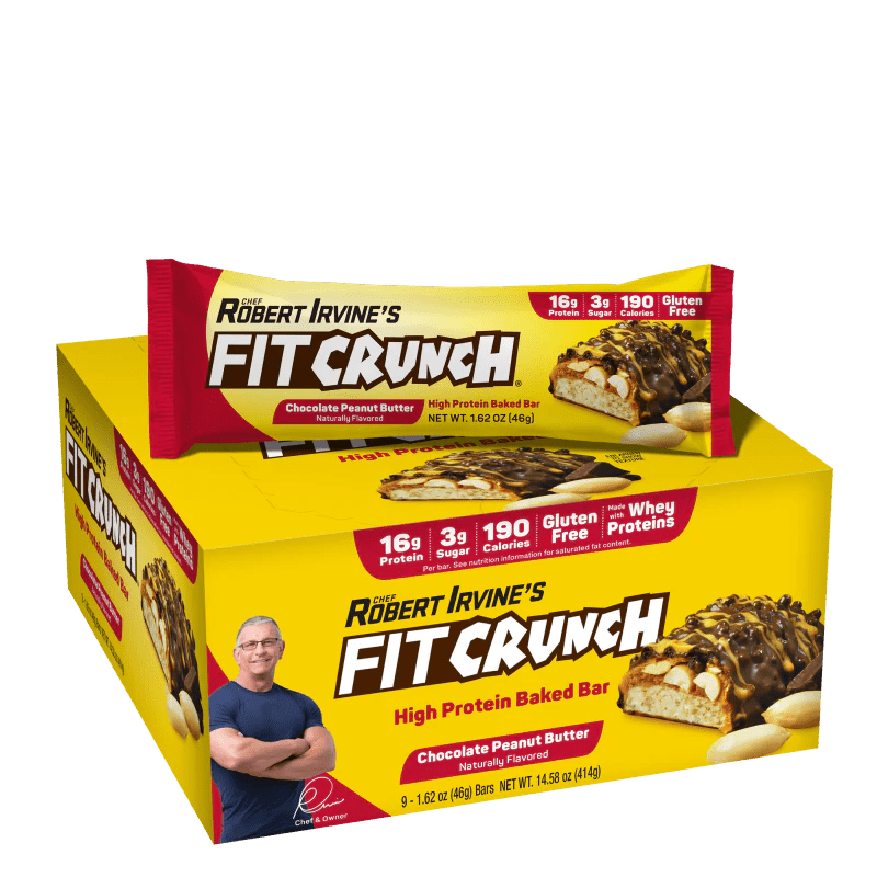 Fit Crunch High Protein Baked Bars - Mann Nutrition