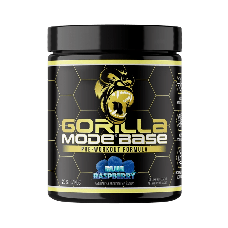 Gorilla Mind Gorilla Mode Base Pre-Workout | 20 Servings - Mann Nutrition
