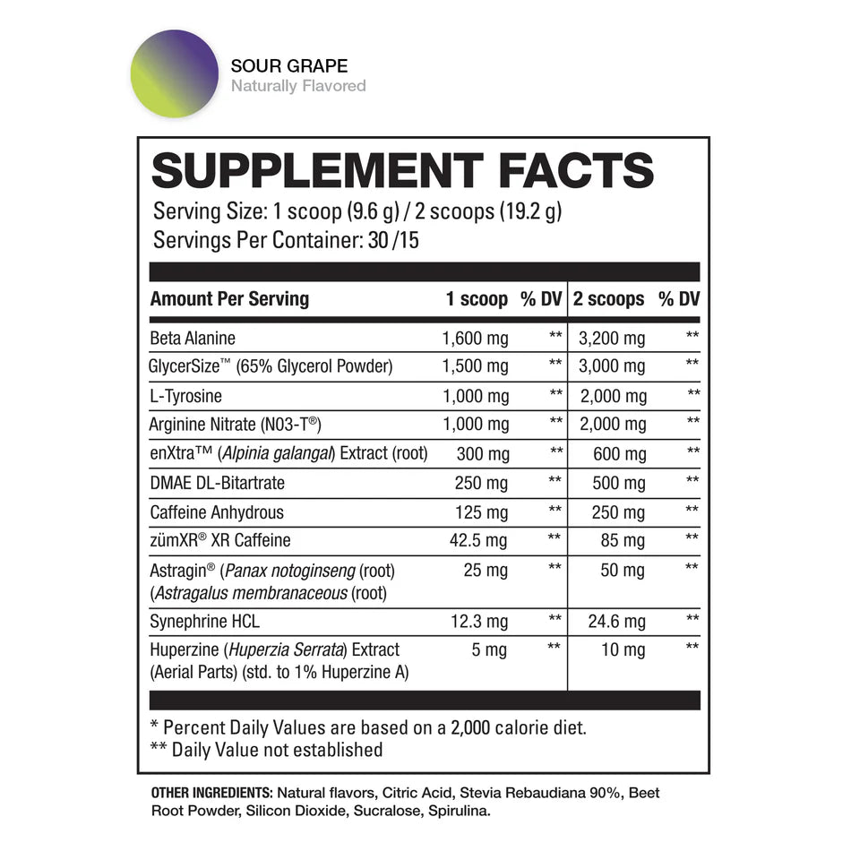 HD Muscle Pre HD Black Pre Workout  - Mann Nutrition