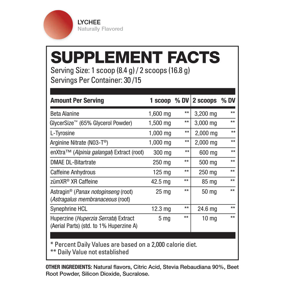 HD Muscle Pre HD Black Pre Workout  - Mann Nutrition