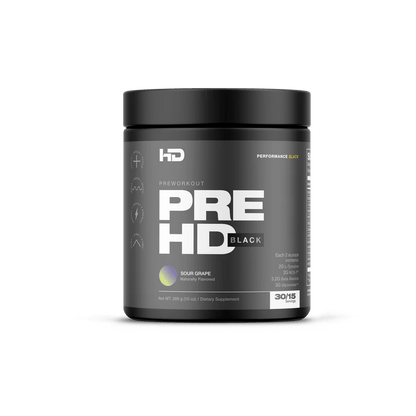 HD Muscle Pre HD Black Pre Workout  - Mann Nutrition