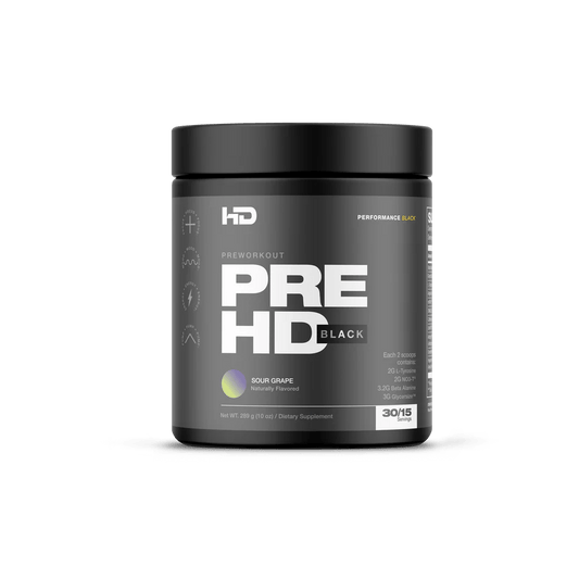 HD Muscle Pre HD Black Pre Workout  - Mann Nutrition