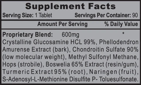 Hi-Tech Pharmaceuticals Joint Rx | Advanced Joint Support Formula with Glucosamine, Chondroitin & MSM - Mann Nutrition