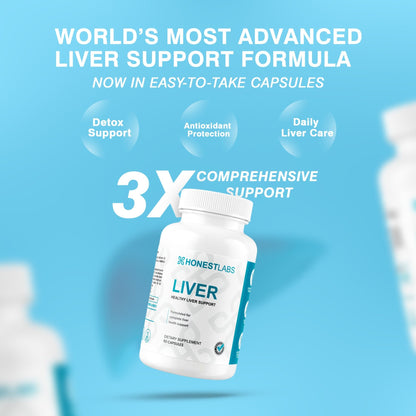 Honest Labs Liver – Healthy Liver Support | 60 Capsules  - Mann Nutrition