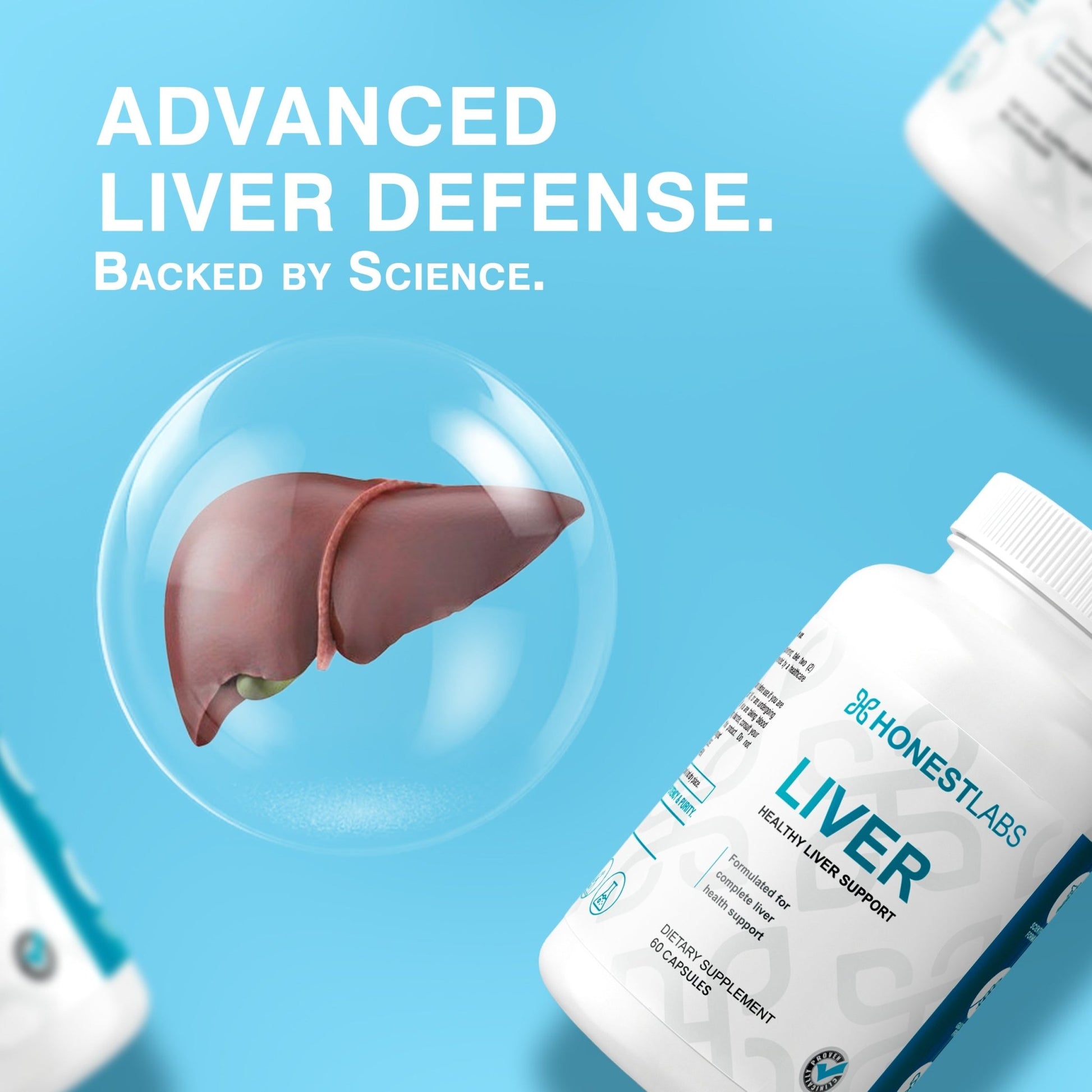 Honest Labs Liver – Healthy Liver Support | 60 Capsules  - Mann Nutrition
