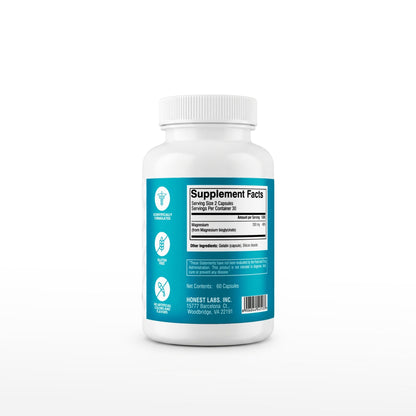 Honest Labs Magnesium Glycinate 60 Capsules  - Mann Nutrition