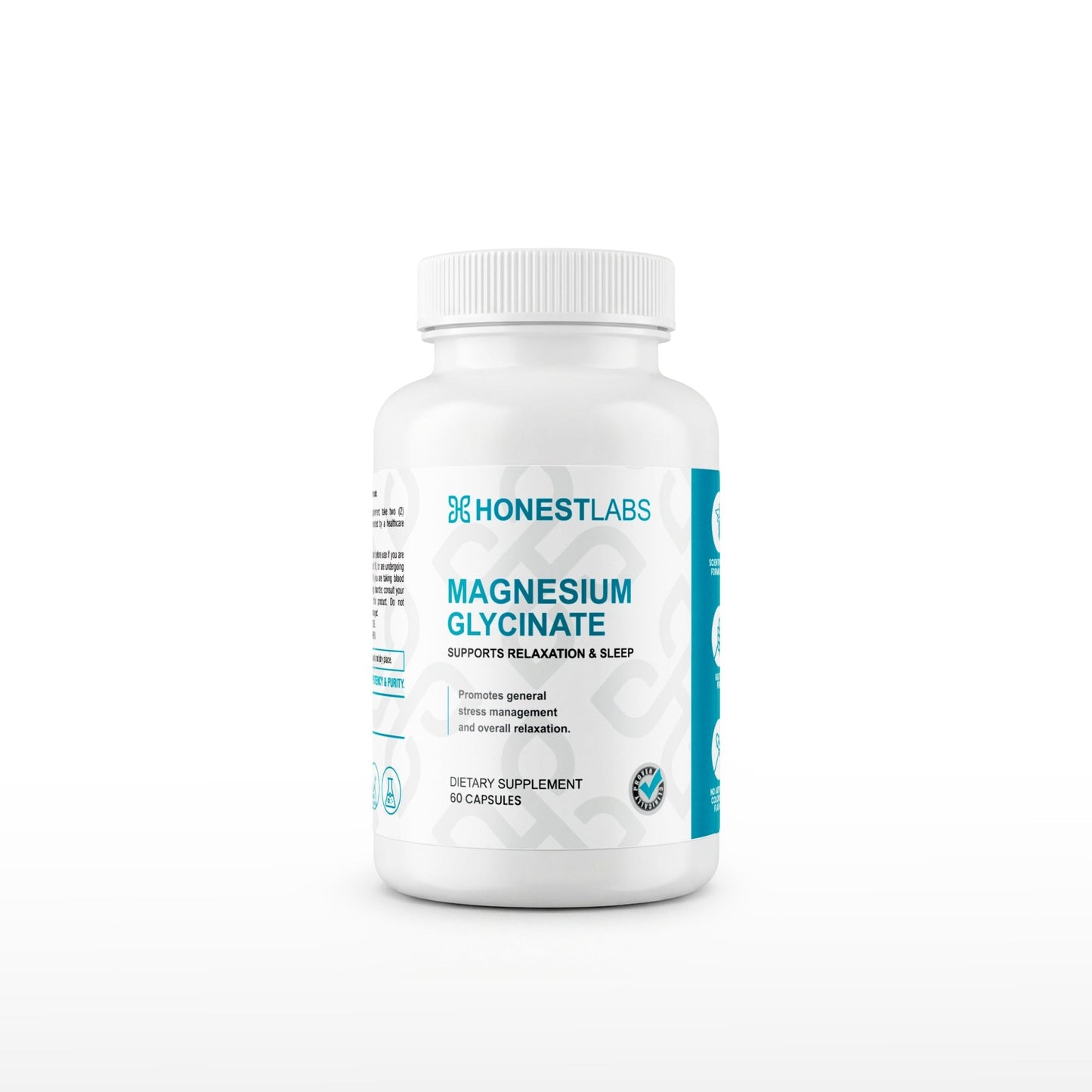 Honest Labs Magnesium Glycinate 60 Capsules  - Mann Nutrition