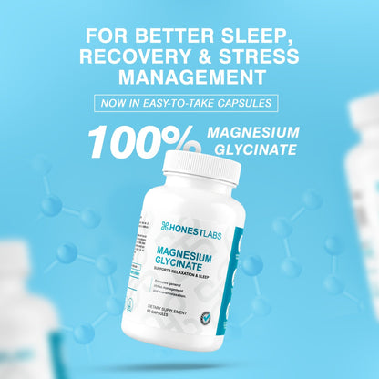 Honest Labs Magnesium Glycinate 60 Capsules  - Mann Nutrition
