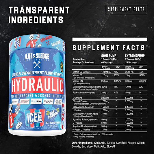Hydraulic Stim Free Pre (Old Formula) - Mann Nutrition