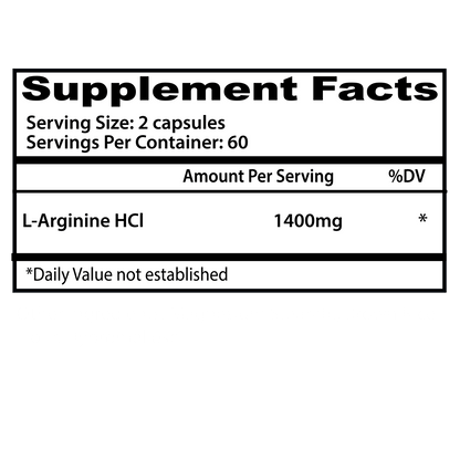Insane Labz Asylum Cabinet L-Arginine HCL -120 Caps