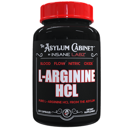 Insane Labz Asylum Cabinet L-Arginine HCL -120 Caps