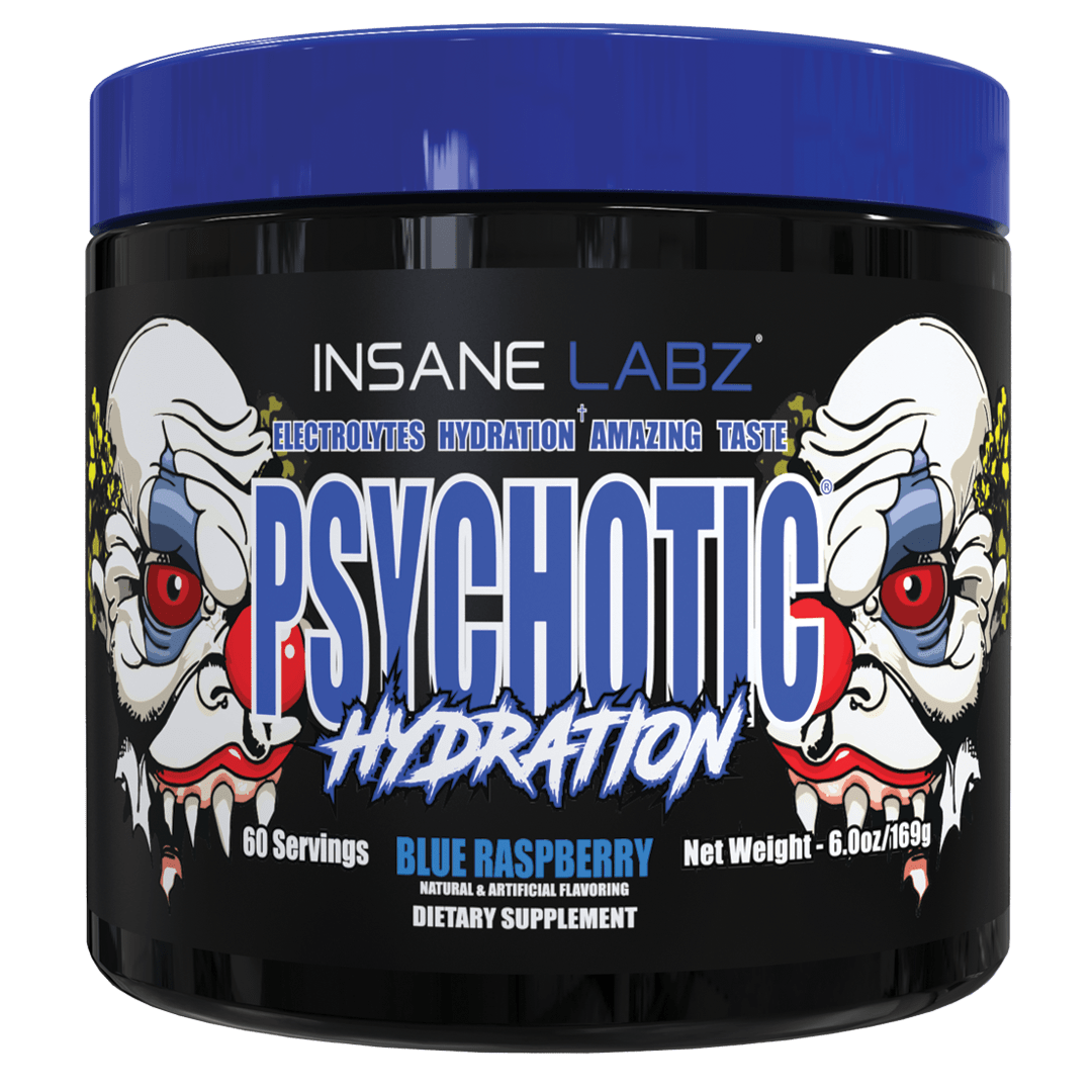 Insane Labz Psychotic Hydration – Electrolyte & Recovery Powder, Zero Sugar, 60 Servings
