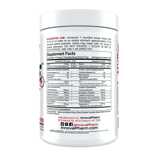InnovaPharm MVPre 40/20 Servings - Mann Nutrition