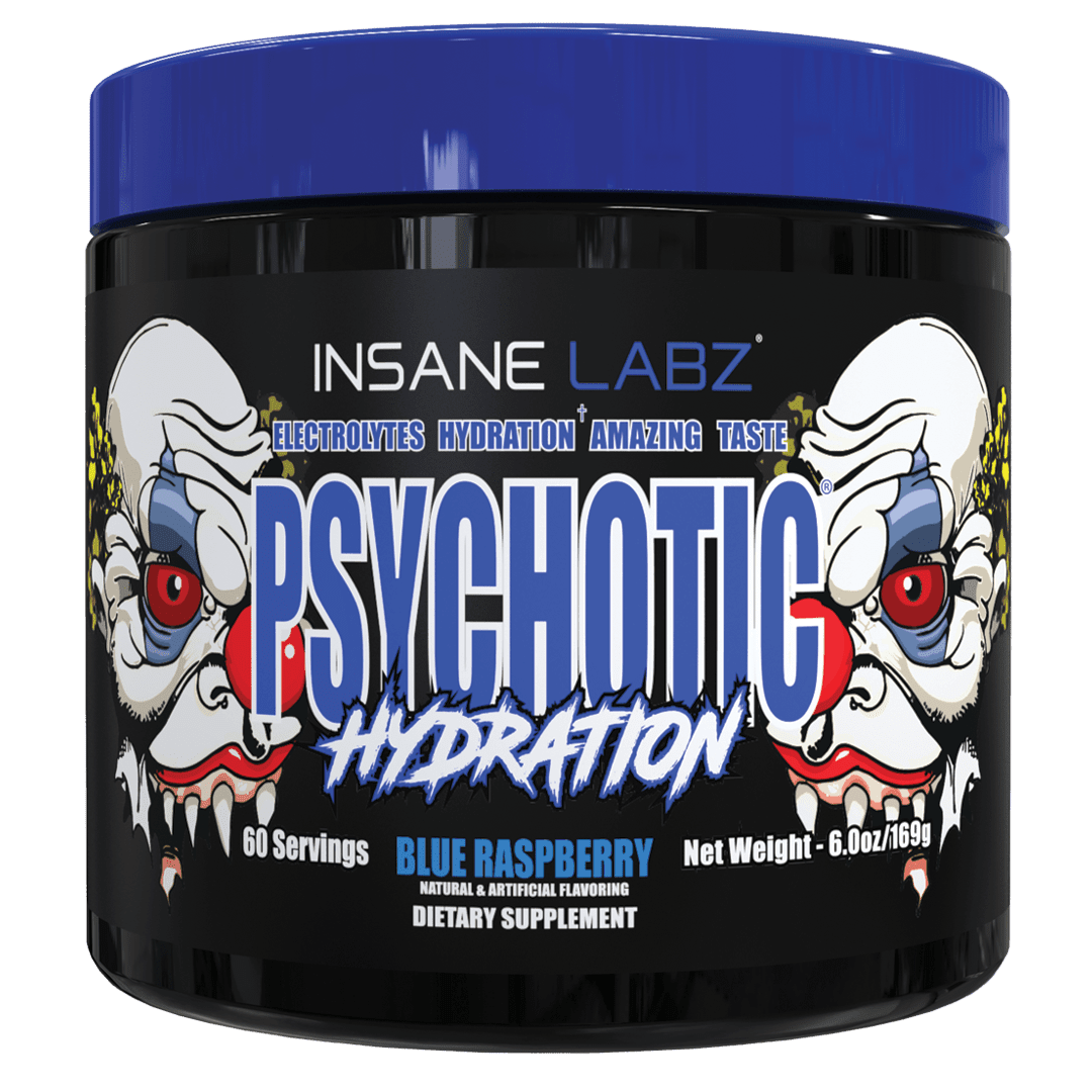Insane Labz Psychotic Hydration – Electrolyte & Recovery Powder, Zero Sugar, 60 Servings - Mann Nutrition
