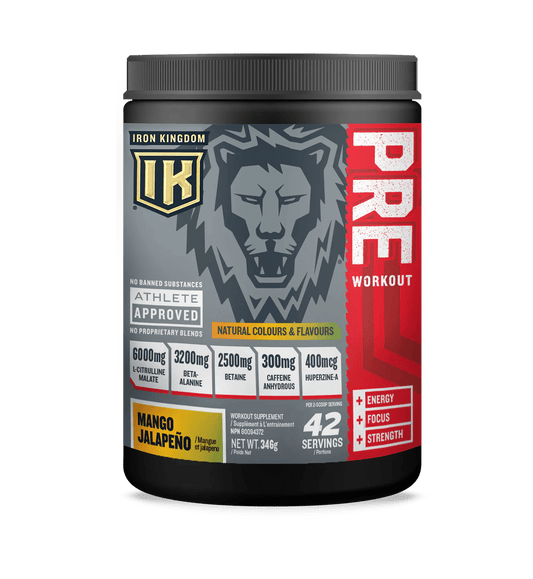 Iron Kingdom Pre Workout 21/42 Servings - Mann Nutrition
