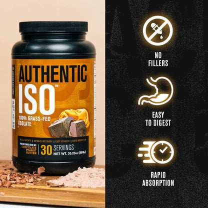 Jacked Factory Authentic ISO Grass-Fed Whey Protein Isolate