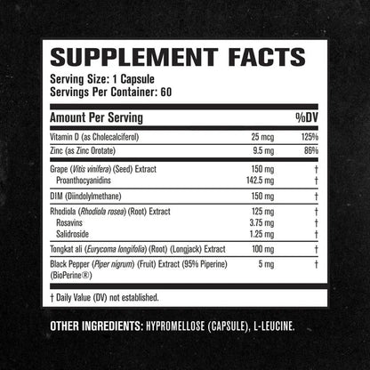 Jacked Factory Androsurge | Natural Estrogen Metabolizer - Mann Nutrition
