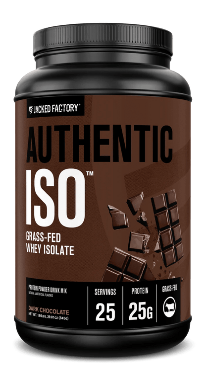 Jacked Factory Authentic ISO Grass-Fed Whey Protein Isolate - Mann Nutrition