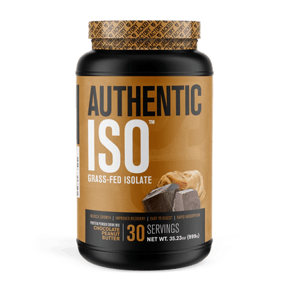 Jacked Factory Authentic ISO Grass-Fed Whey Protein Isolate - Mann Nutrition