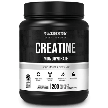 Jacked Factory Creatine Monohydrate Powder | 5g Micronized Creatine - Mann Nutrition