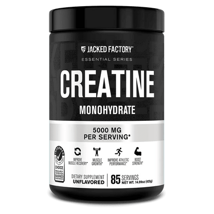Jacked Factory Creatine Monohydrate Powder | 5g Micronized Creatine - Mann Nutrition