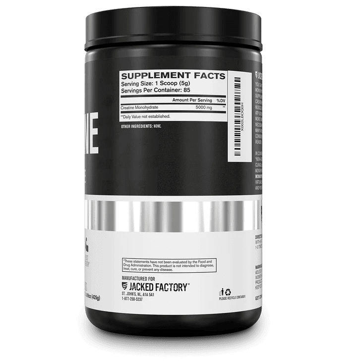 Jacked Factory Creatine Monohydrate Powder | 5g Micronized Creatine - Mann Nutrition