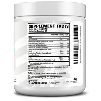 Jacked Factory HydraSurge Natural Electrolyte Powder - Mann Nutrition