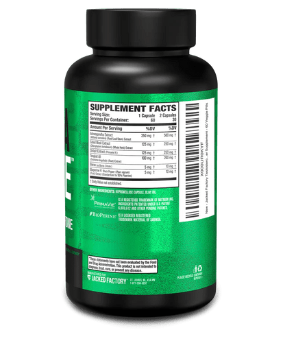 Jacked Factory PrimaSurge | Natural Testosterone Booster 60 Caps - Mann Nutrition