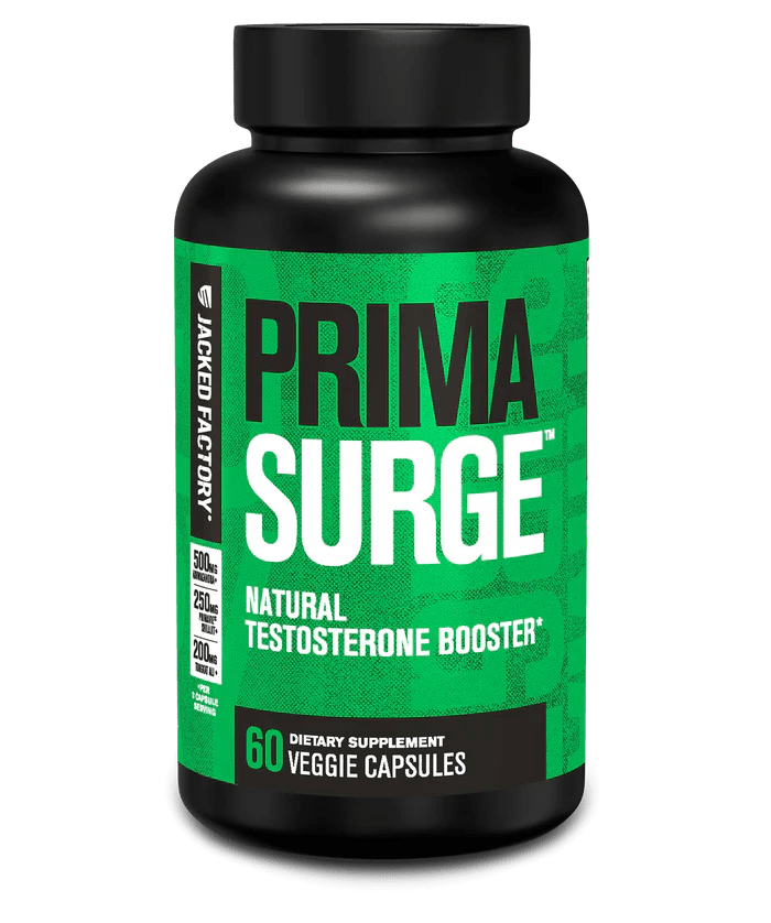 Jacked Factory PrimaSurge | Natural Testosterone Booster 60 Caps - Mann Nutrition