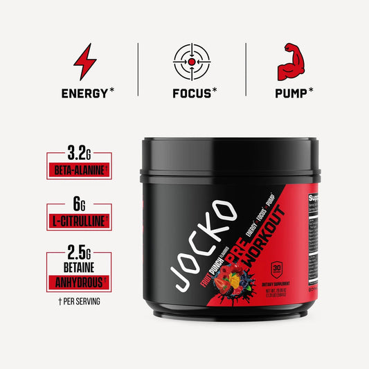 JOCKO PRE - WORKOUT - Mann Nutrition
