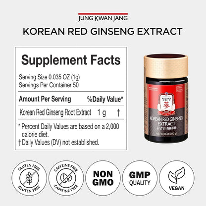 JungKwanJang Korean Red Ginseng Extract - 50G  - Mann Nutrition