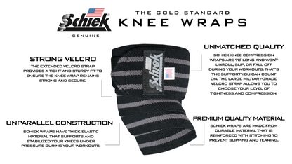 Black Out Knee Wraps - Model 1178S
