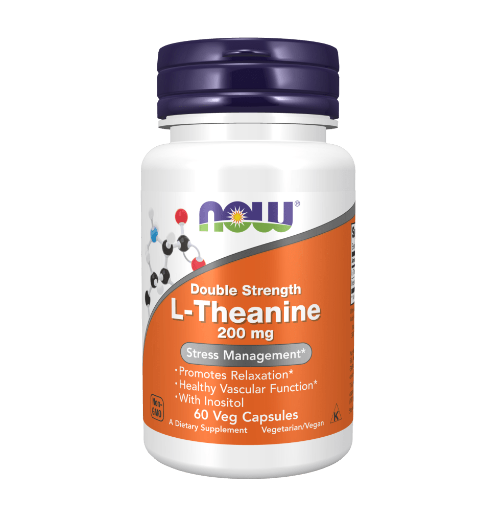 L - Theanine Double Strength 200 mg - 60 Veg Capsules - Mann Nutrition