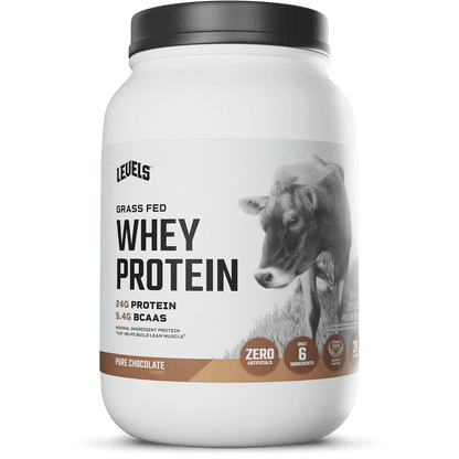 Levels Grass Fed Whey Protein 2 Lbs (Pure Chocolate)  - Mann Nutrition