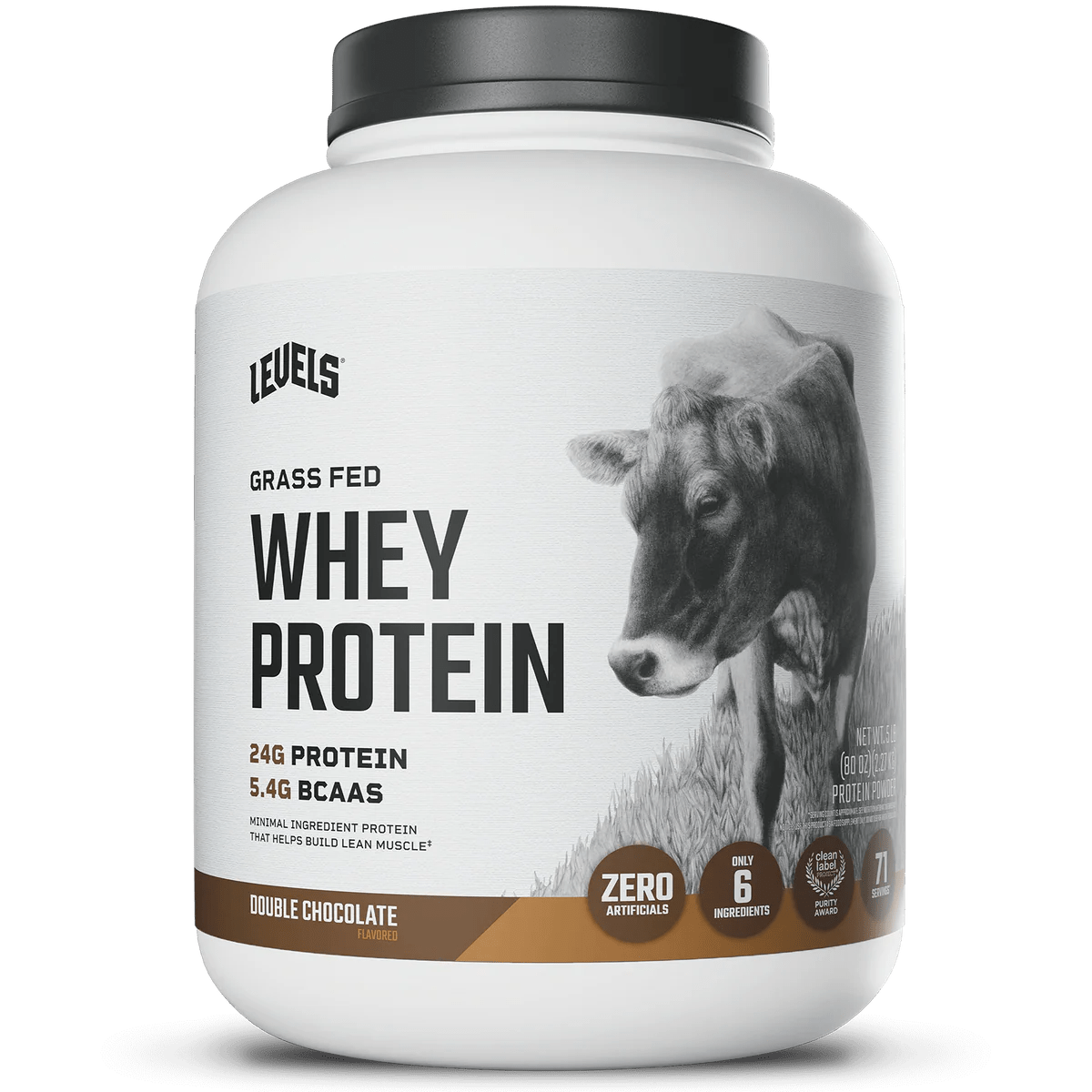 Levels Grass Fed Whey Protein 5 Lbs (Chocolate)  - Mann Nutrition