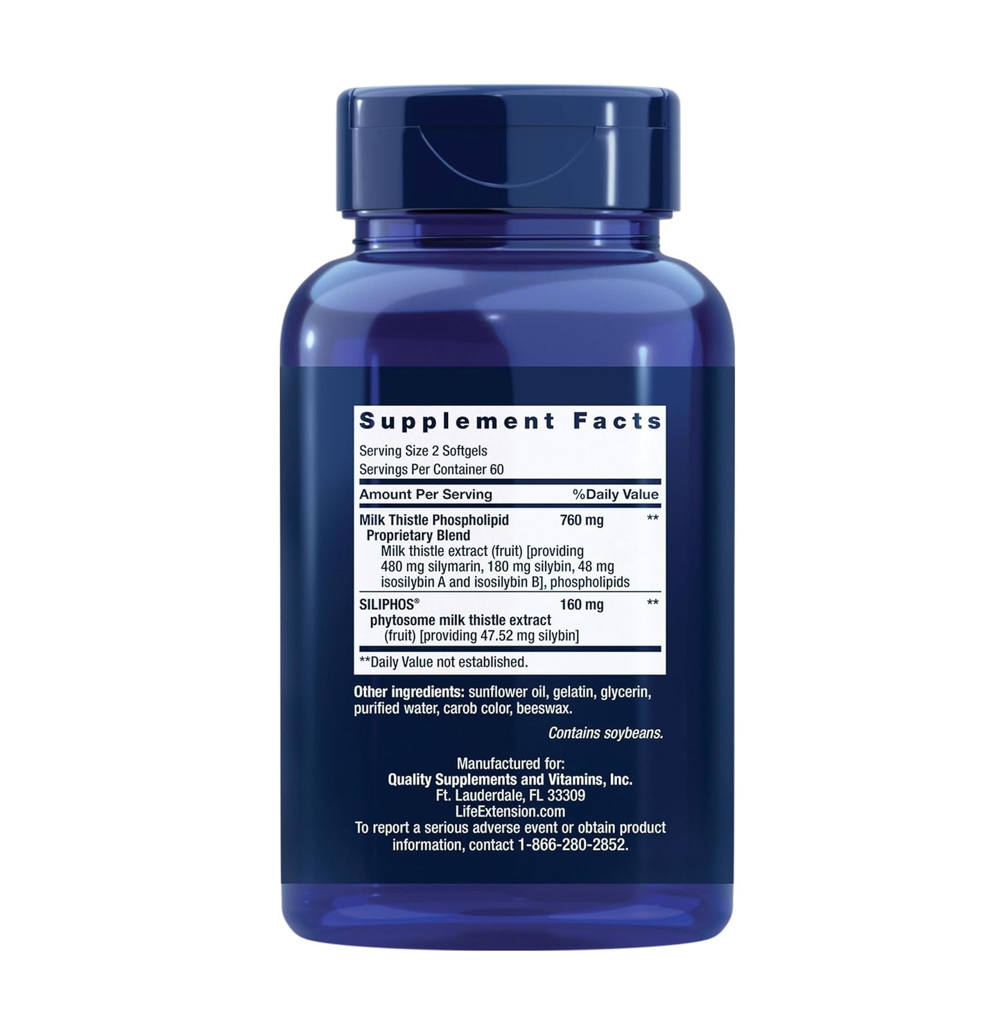 Life Extension Advanced Milk Thistle - 120 Softgels  - Mann Nutrition