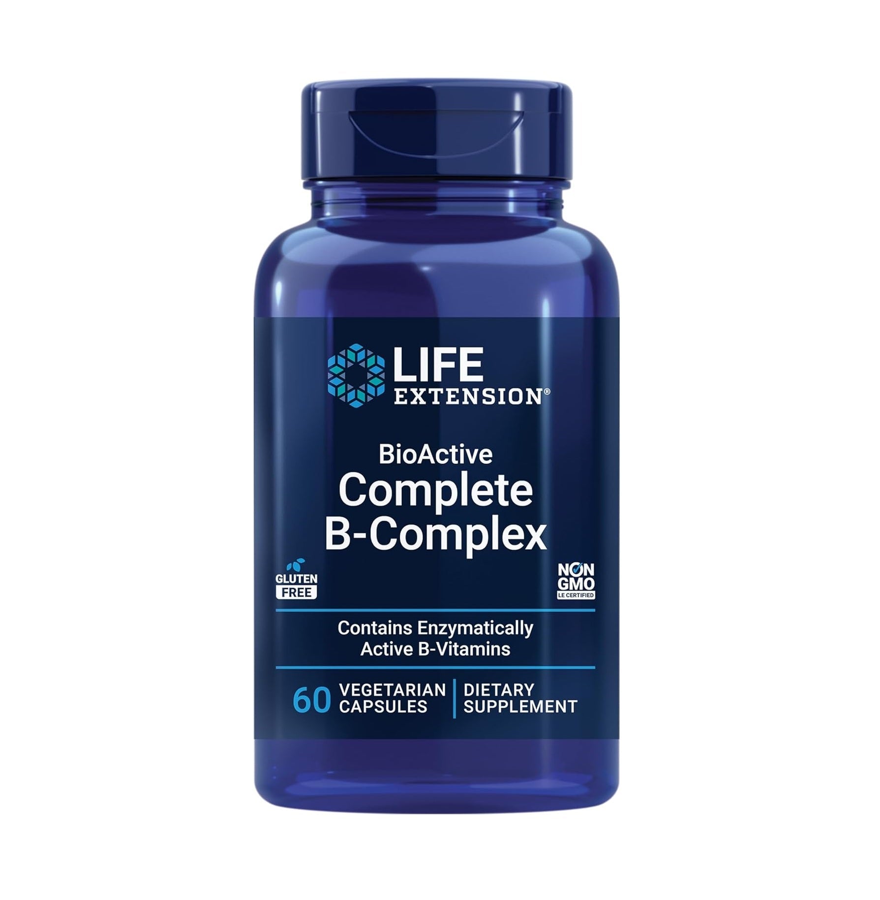 Life Extension Bio Active Complete B - Complex - 60 Veg Caps  - Mann Nutrition