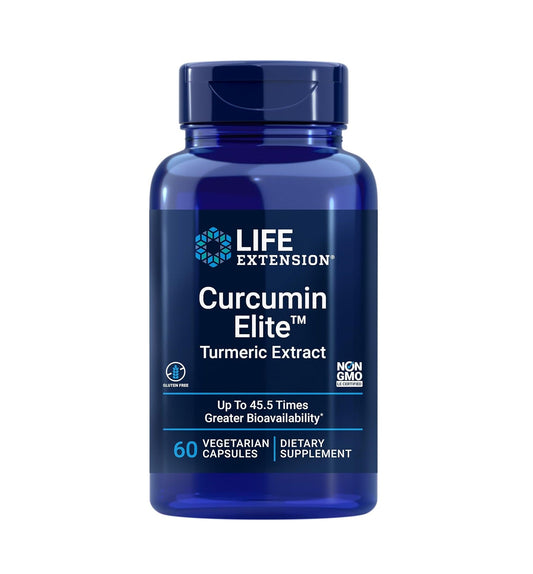 Life Extension Curcumin Elite Turmeric Extract 60 Veg Caps  - Mann Nutrition