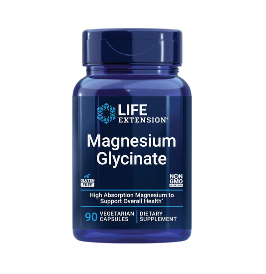 Life Extension Magnesium Glycinate 90 Veg Caps  - Mann Nutrition