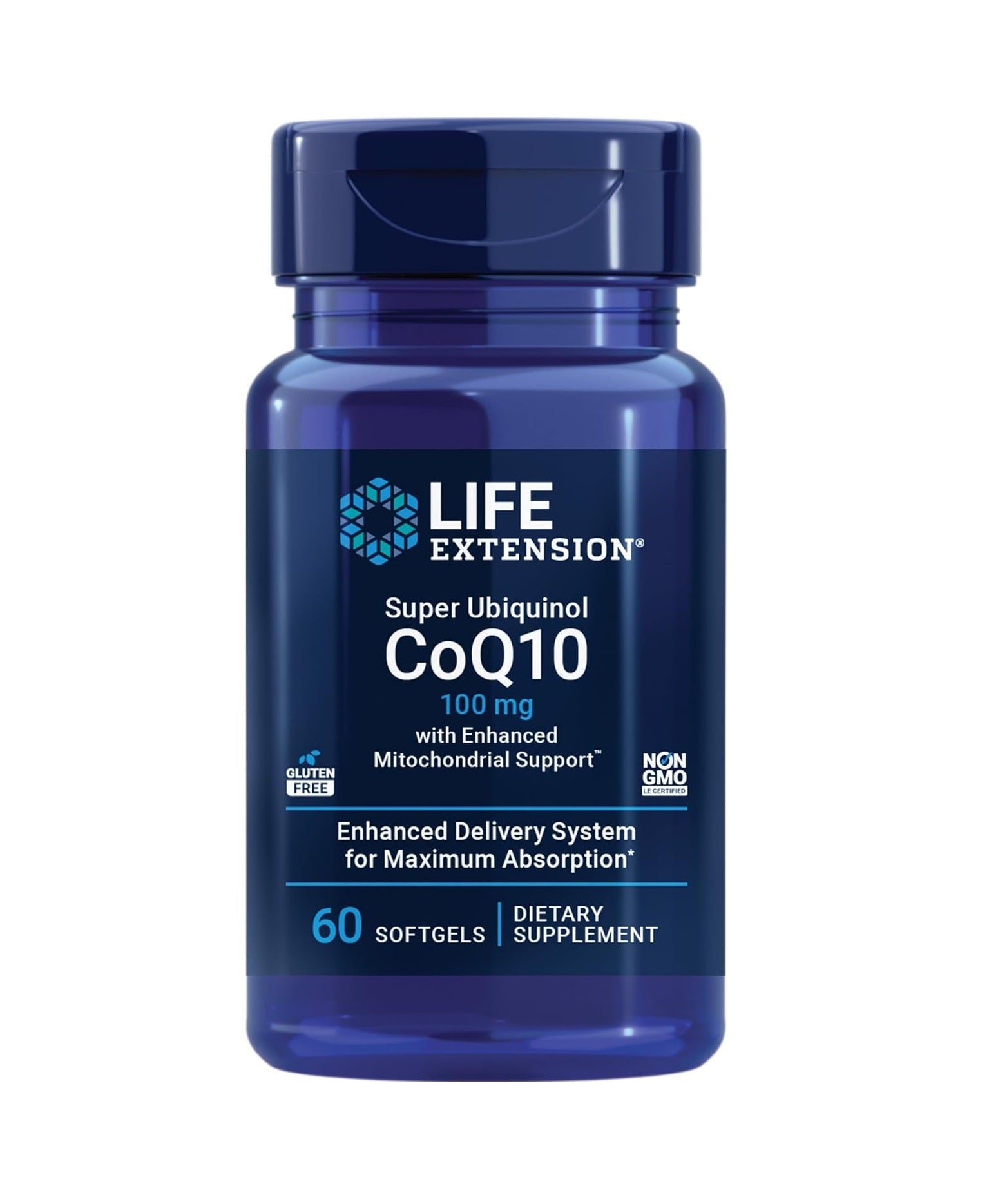 Life Extension Super Ubiquinol CoQ10 with Enhanced Mitochondrial Support  - Mann Nutrition