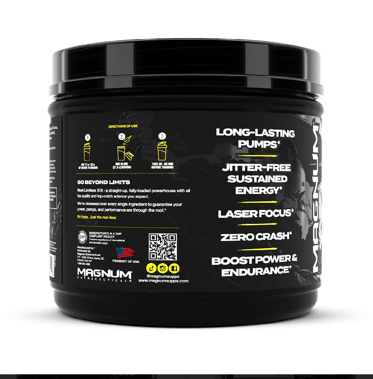Muscle Rage Limitless Limitless X 16 Fully Loaded Pre Workout – Mann Nutrition